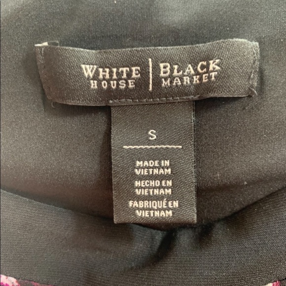 WHITE HOUSE/BLACK MARKET JUST PAST KNEE LS DRESS-S - Picture 5 of 6